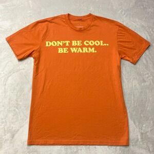 Jacob Collier T-Shirt Don't Be Cool Warm‎ Adult Size L Orange Band Tee Merch
